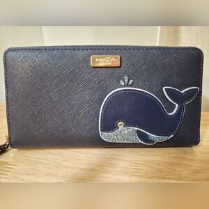 Kate Spade Novelty Blue Whale Wallet